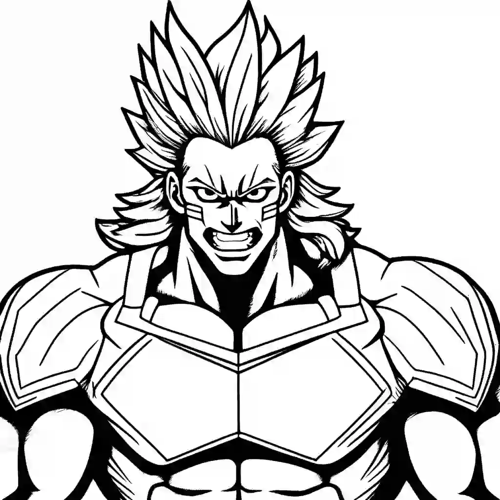 All Might (My Hero Academia) coloring pages